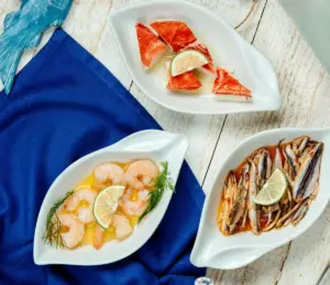 Dutch fresh fish cooking plate traditional meal