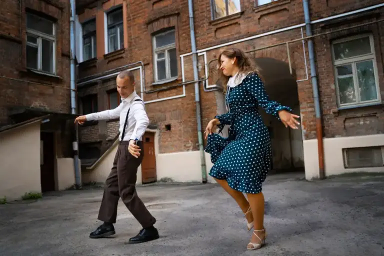 Dutch people walking city steps lifestyle