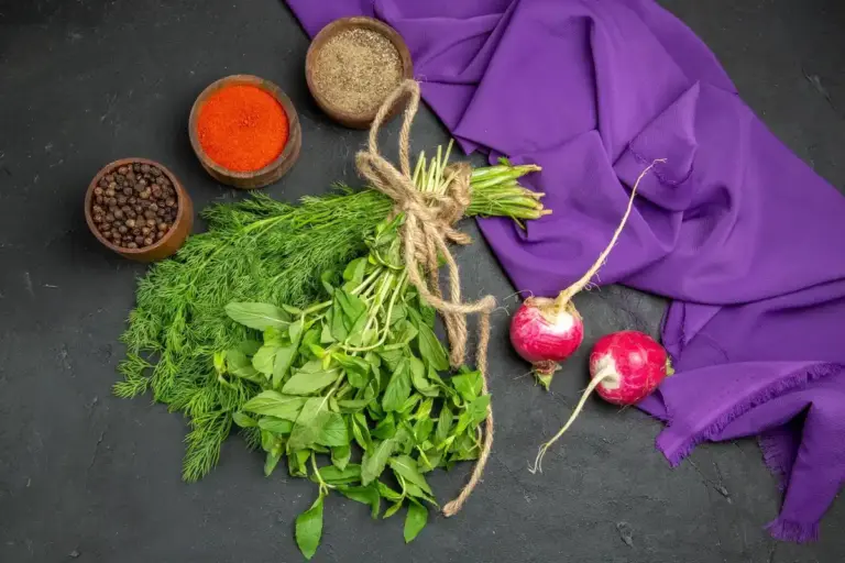 fresh herbs cooking kitchen meal
