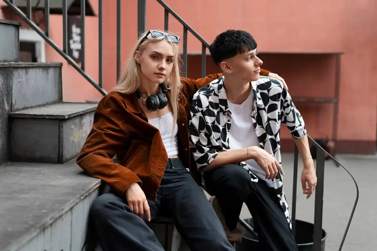 stylish casual fashion Amsterdam streetwear