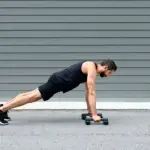 man doing plank exercise Netherlands gym