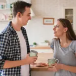 Dutch couple relationship advice conversation home