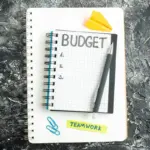 personal finance habit notebook budgeting