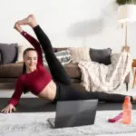 people doing quick home workout