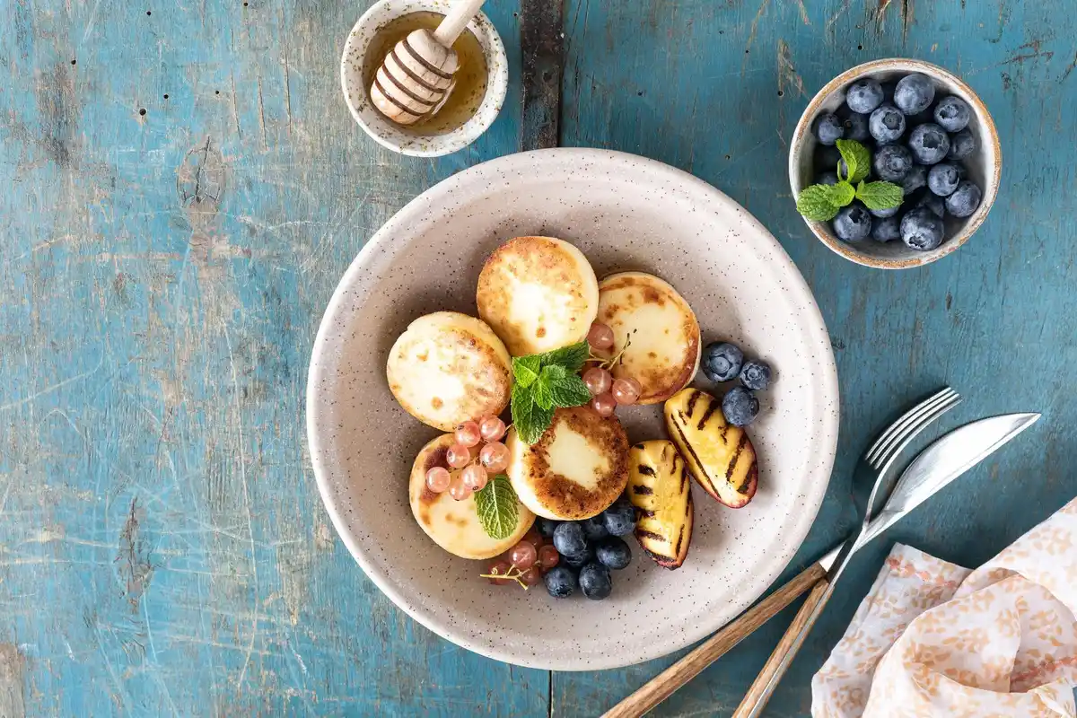 Dutch poffertjes homemade traditional pan batter