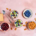 healthy Dutch snacks nuts yogurt hummus avocado edamame dark chocolate