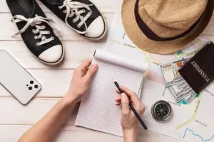 Travel destination planning checklist
