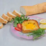 traditional Dutch kroket sandwich bread mustard