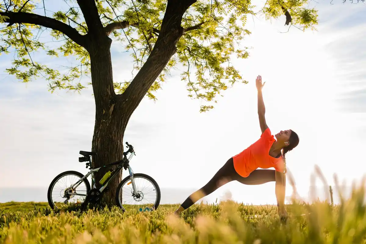 healthy lifestyle home workout Netherlands cycling park