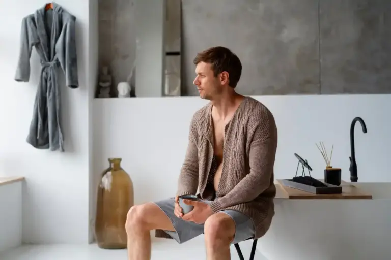 well-groomed man morning routine Netherlands