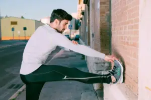 man exercising with proper warm up injury prevention
