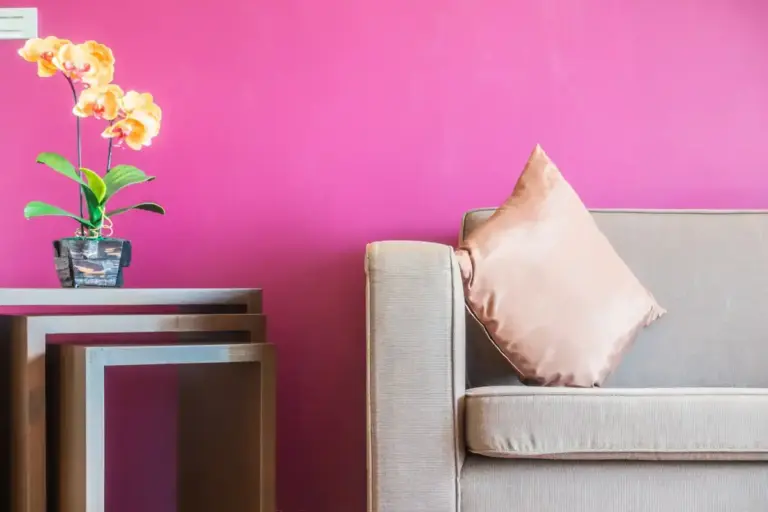 colorful modern Dutch interior design living room